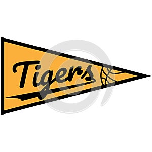 Tigers basketball design EPS vector file