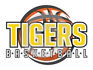 Tigers Basketball Graphic