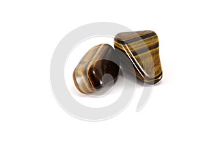 Tigers eye gem stones photo