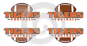 Tigers Football Design