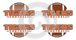 Tigers Football Design photo
