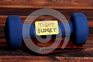 Tight budget and fitness