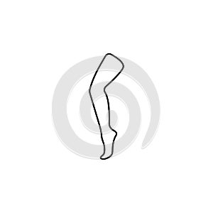 Tight woman clothes icon. Element of clothes icon for mobile concept and web apps. Thin line Tight woman clothes icon can be used
