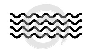 Tight Zigzag Horizontal Line Pattern Modern, vector design Generative AI