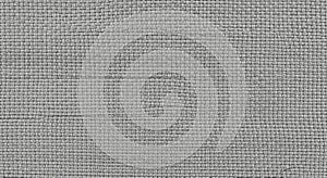 Tightly woven gray textile featuring a consistent pattern of horizontal and vertical