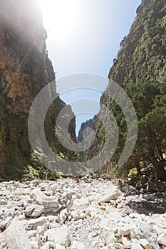 Tightness of the Samaria Gorge photo