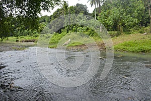 Tiguman river at barangay Tiguman, Digos City, Davao del Sur, Philippines