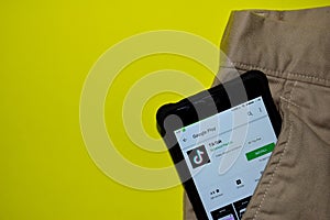 Tik Tok dev application on Smartphone screen.