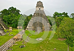 Tikal Pyramid in Guatemala