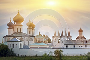 Tikhvin Assumption Monastery, a Russian Orthodox, Tihvin, Saint Petersburg region, Russia