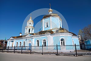 Tikhvin Church of the Mother of God in Kazan in Starotatarskaya Sloboda.