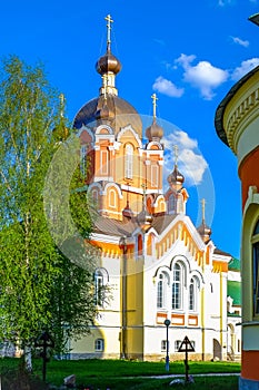 Tikhvin monastery Holy cross Church