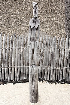 Tiki of Puuhonua o honaunau, Hawaii