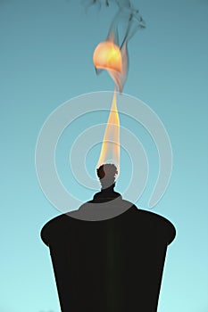 Tiki Torch silhouette