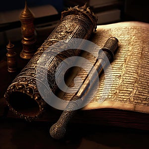 A Tikkun, or book used to correct errors in Torah scrolls