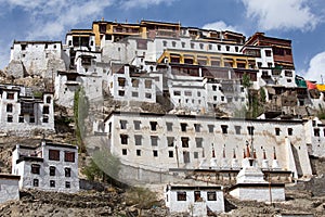 Tiksey Buddhist monastery in Ladakh, India ,