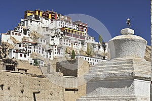 Tiksey Monastery is a Buddhist monastery in Ladakh, India