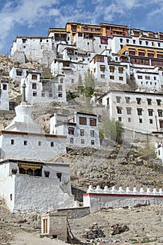 Tiksey Monastery is a Buddhist monastery in Ladakh, India ,