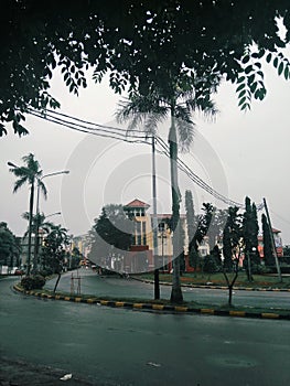 Tikungan Komplek Perumahan