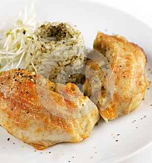 Tilapia Fillet With Rice