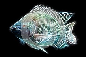 Tilapia Fish Fractals photo
