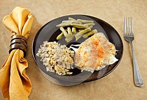 Tilapia parmesan meal