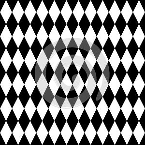 Tile black and white background or vector pattern