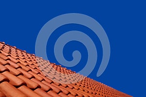 Tile and blue sky