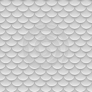 Tile, fish scales seamless pattern