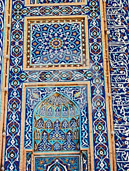 Tile mosaic, Jameh Mosque