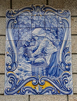 Tile murals at Pinhao railway station