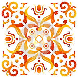 Tile Ornament Vector Pattern