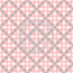 Tile pastel pink vector pattern or background
