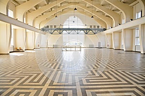 Tile Pattern of Building A Hall, Radio Kootwijk, The Netherlands photo