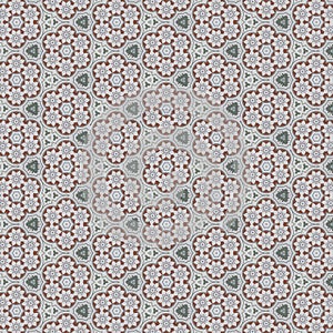 Tile pattern vintage style