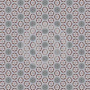 Tile pattern vintage style