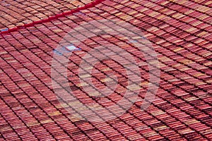 Tile roof, Santa Clara, Cuba photo