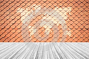 Tile roof texture