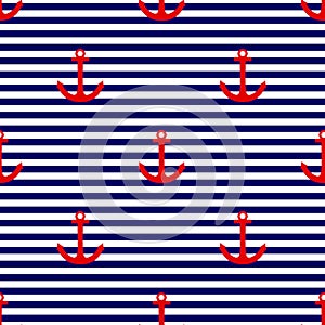 Tile sailor vector pattern