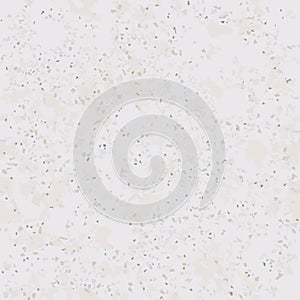 Tile terrazzo vector pattern with colorful stone on grey marble background