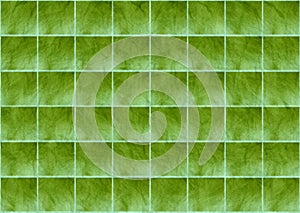 Tile texture.Seamless green pattern abstarct