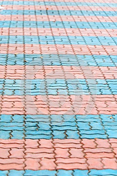 tile texture stones Square. Stone paving texture. Abstract structured background.