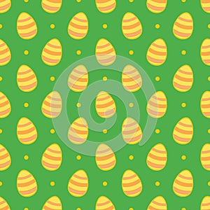 Tile vector pattern with easter eggs