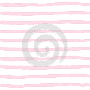Tile vector pattern with pink and white stripes background