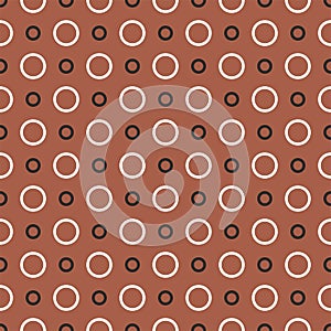 Tile vector pattern with white and black dots