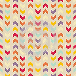 Tile vector pattern or wrapping background with zig zag print