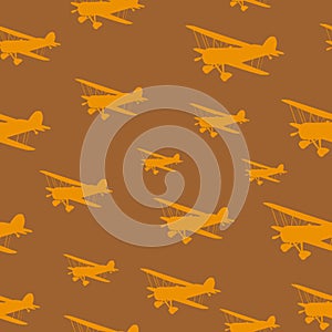 Tile vintage biplanes