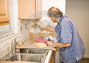 Tile Work - Applying Grout