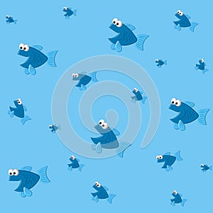 Tileable Fish Swimming