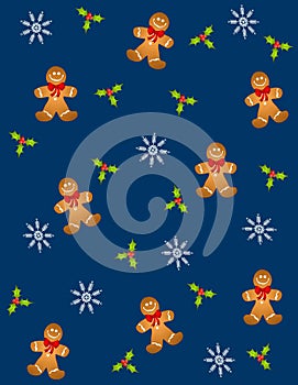 Tileable Gingerbread Men 2